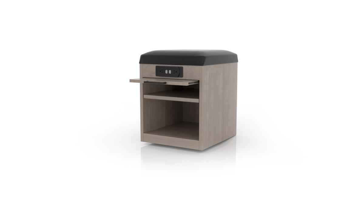Franklin Powered Mobile Pedestal with Extendable Shelf
