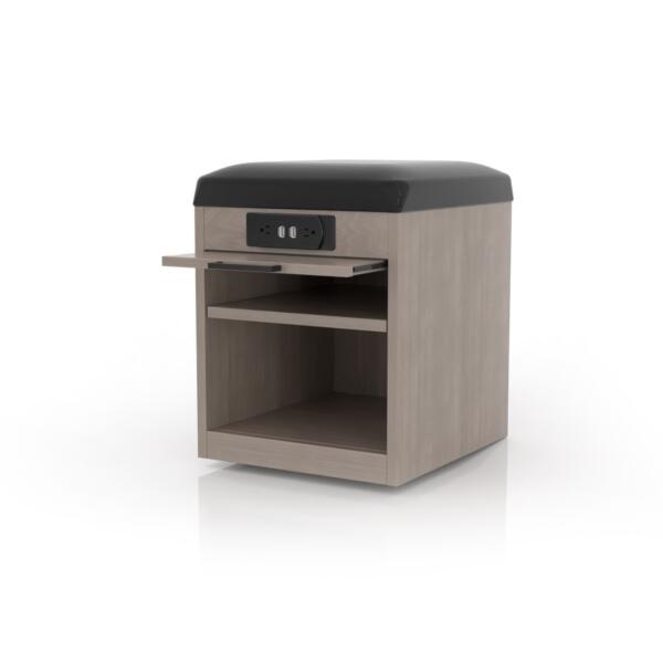 Franklin Powered Mobile Pedestal with Extendable Shelf