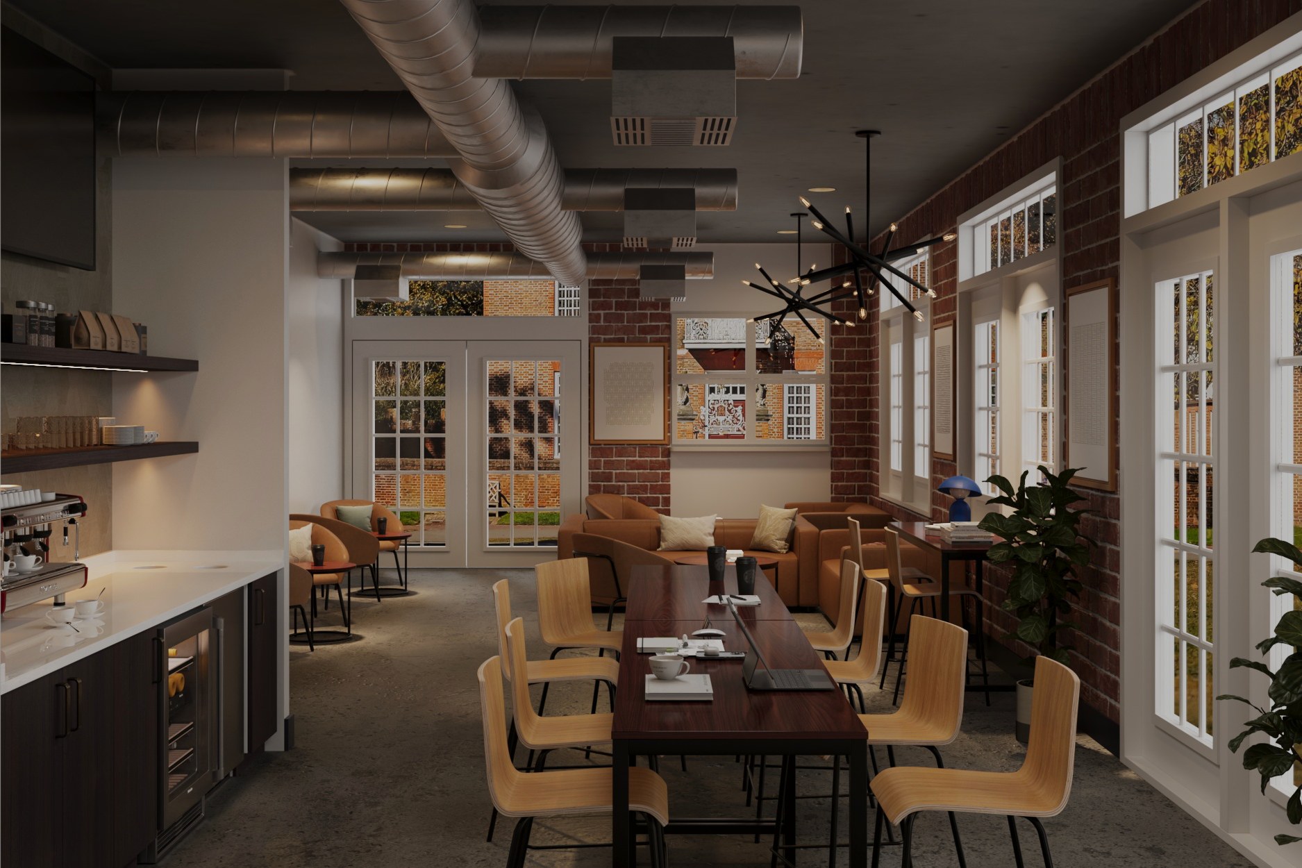 hotel lobby and coffee bar seating, contract hospitality furniture